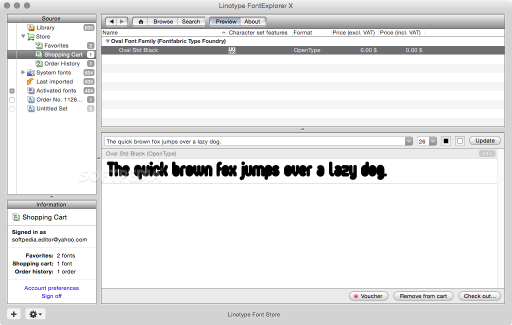 linotype fontexplorer free for mac